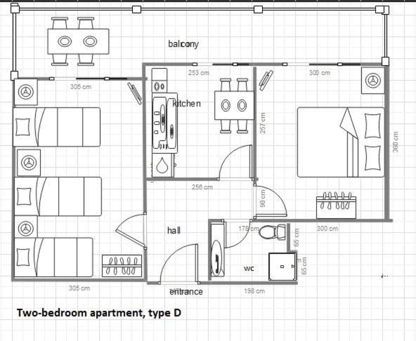 Apartments Dimitra Паралия-Дионисиу Экстерьер фото